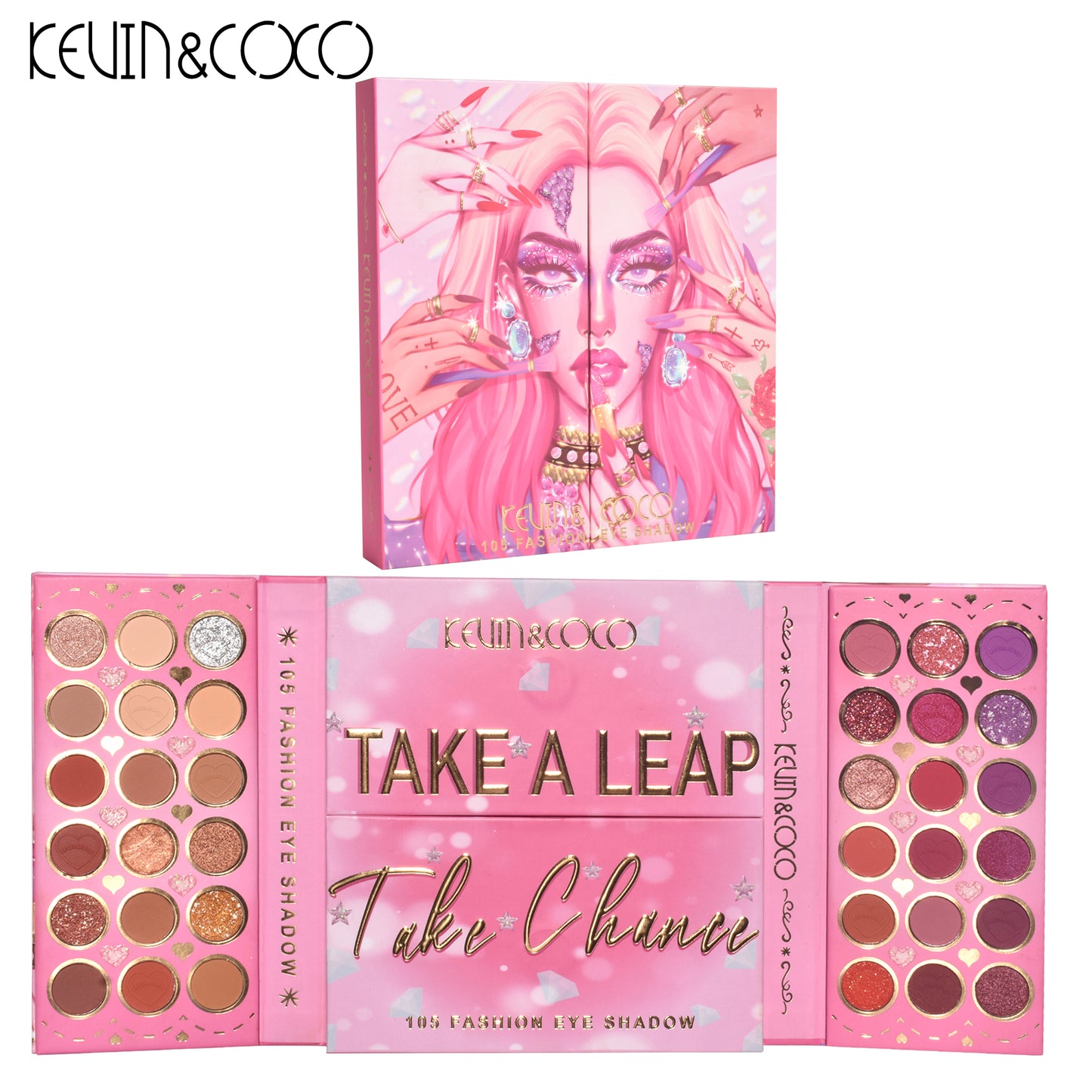 KEVIN & COCO - 105 Colors Dream Makeup Atmosphere Eyeshadow Palette