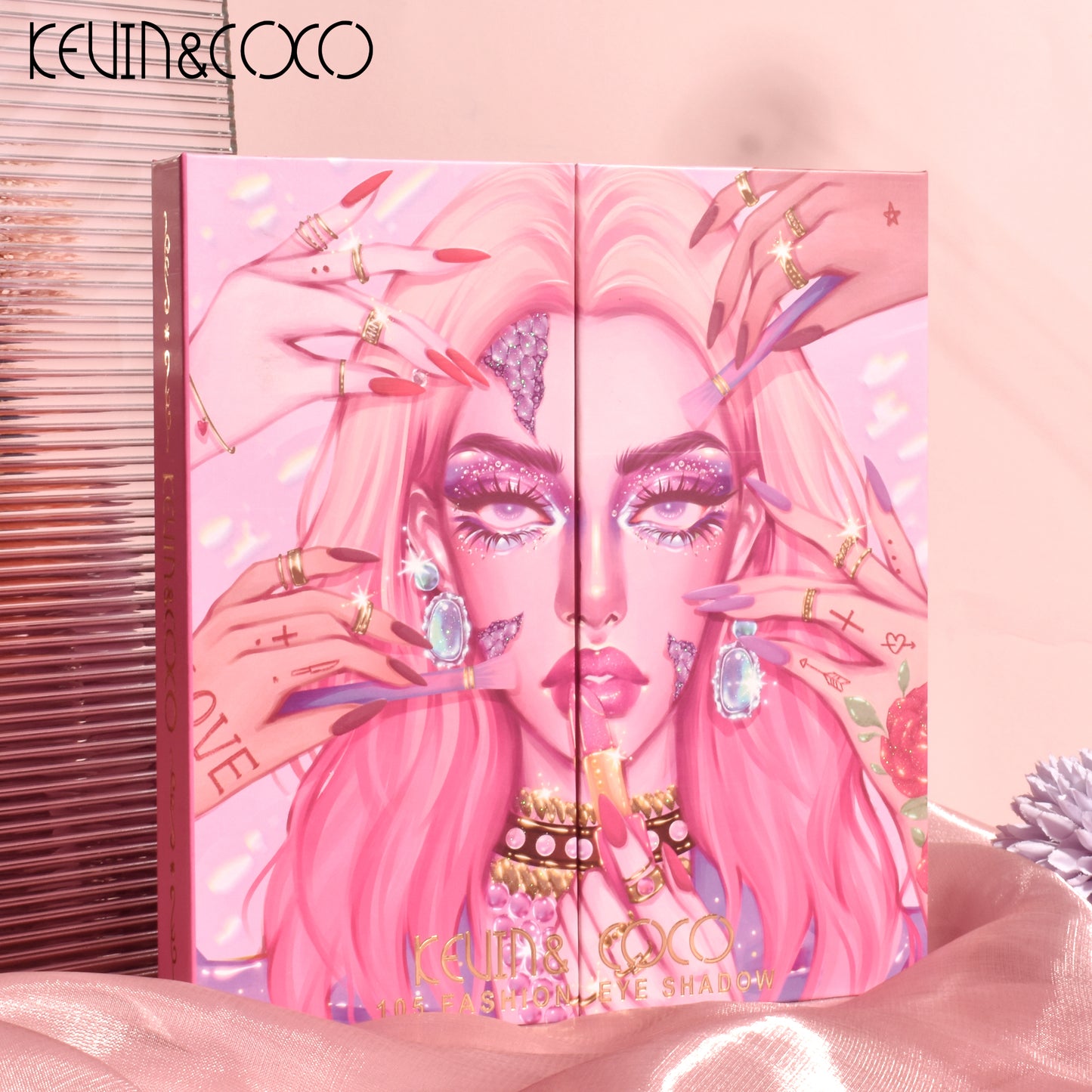 KEVIN & COCO - 105 Colors Dream Makeup Atmosphere Eyeshadow Palette