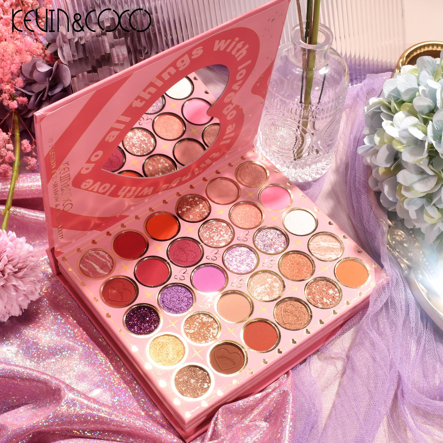 KEVIN & COCO - 72 Colors Angel Hot Girl Burst Eyeshadow PALETTE