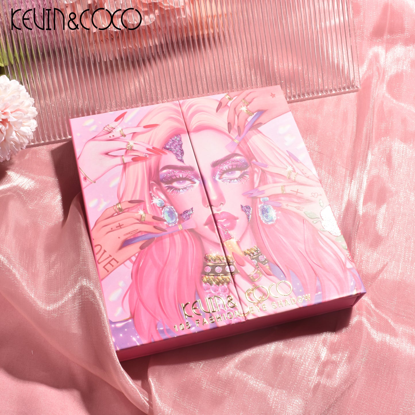 KEVIN & COCO - 105 Colors Dream Makeup Atmosphere Eyeshadow Palette