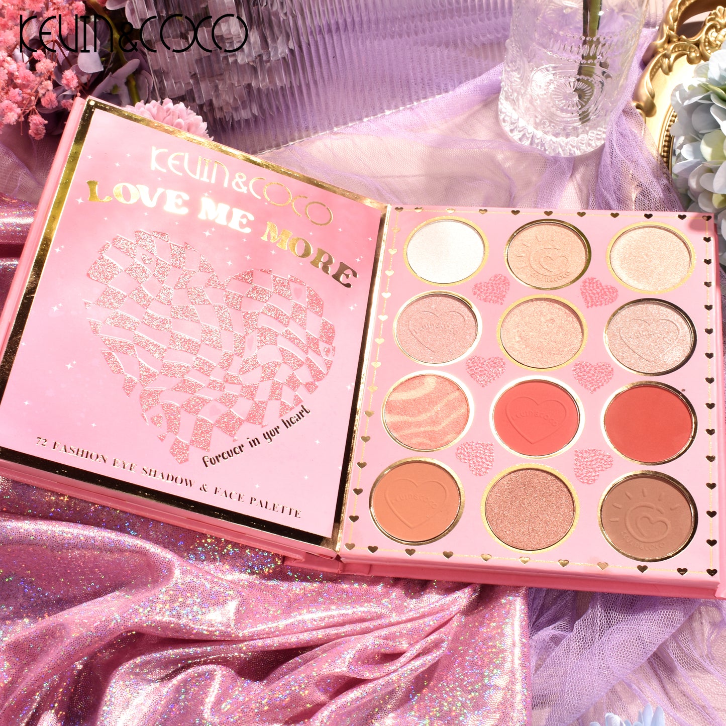 KEVIN & COCO - 72 Colors Angel Hot Girl Burst Eyeshadow PALETTE
