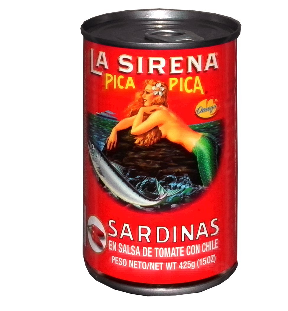 Pica Pica Sardina La Sirena in Hot Sauce, 15oz