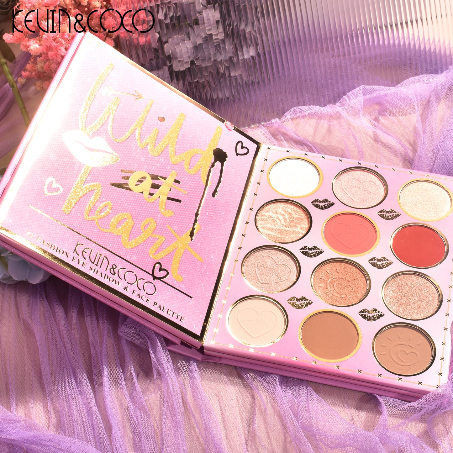 KEVIN & COCO - 72 Colors Lilac Hot Girl Explosion Eyeshadow PALETTE
