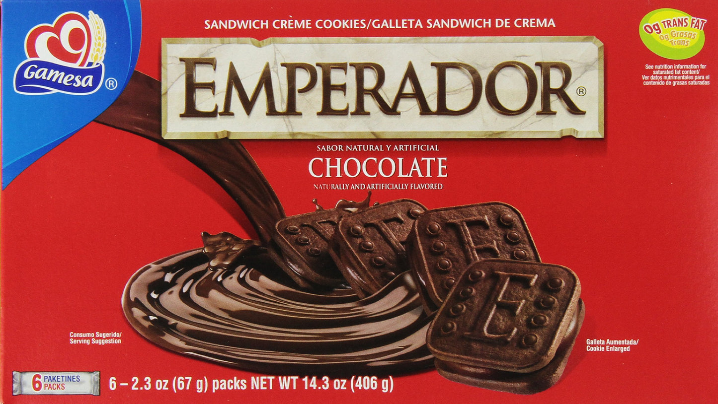 Gaalletas Emperador de Chocolate, 6 units