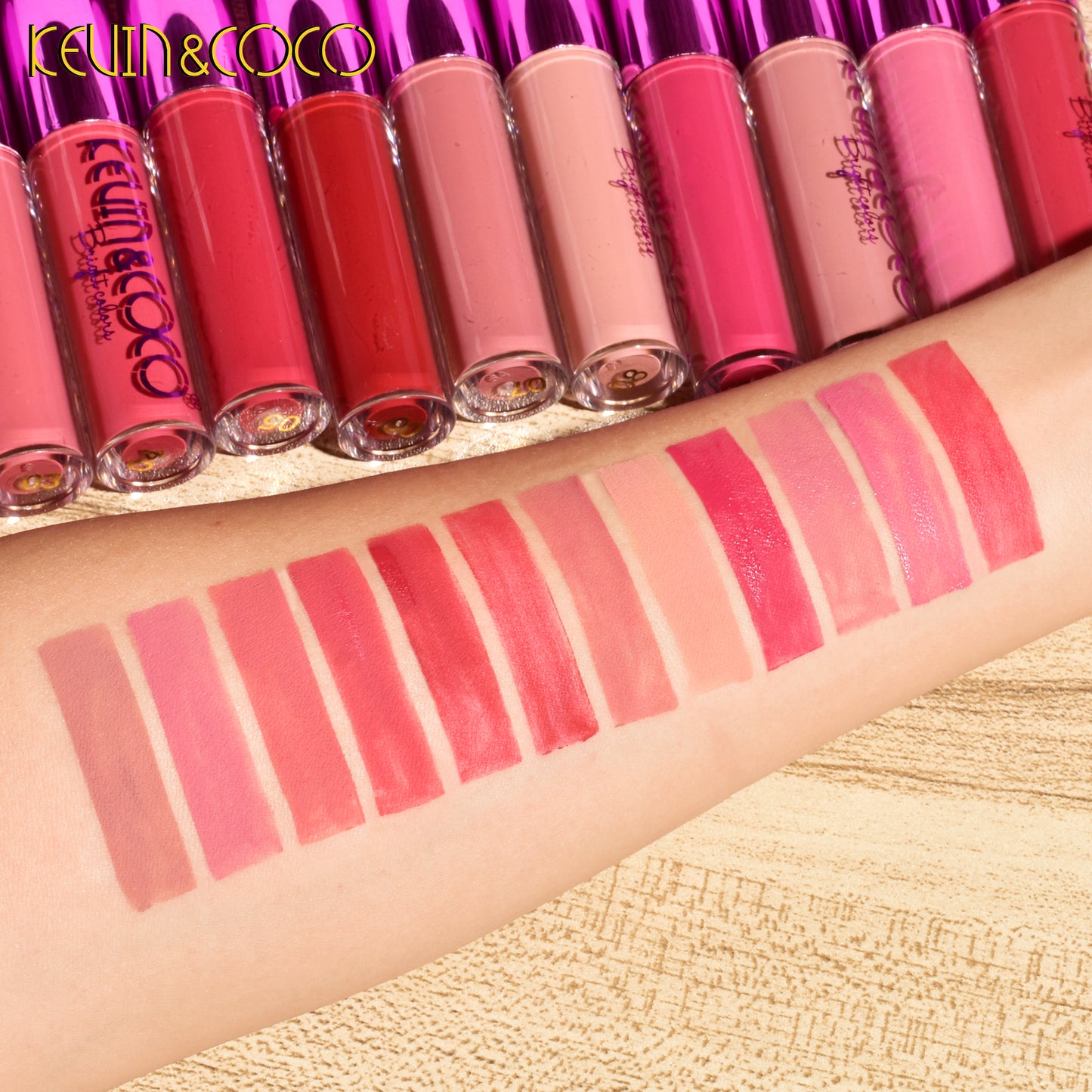 KEVIN & COCO - 12 Colors Cherry Pie Lip Gloss Set
