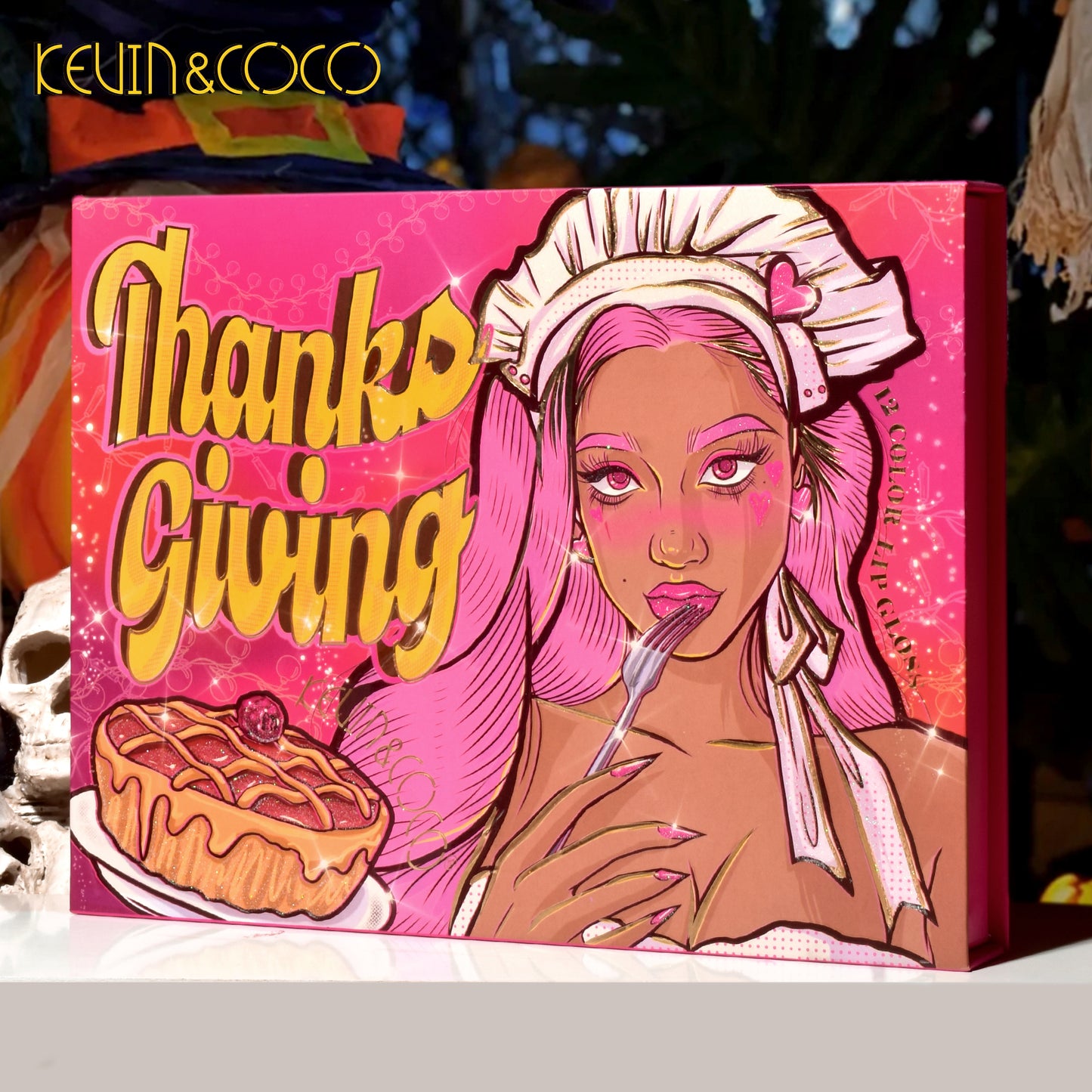 KEVIN & COCO - 12 Colors Cherry Pie Lip Gloss Set