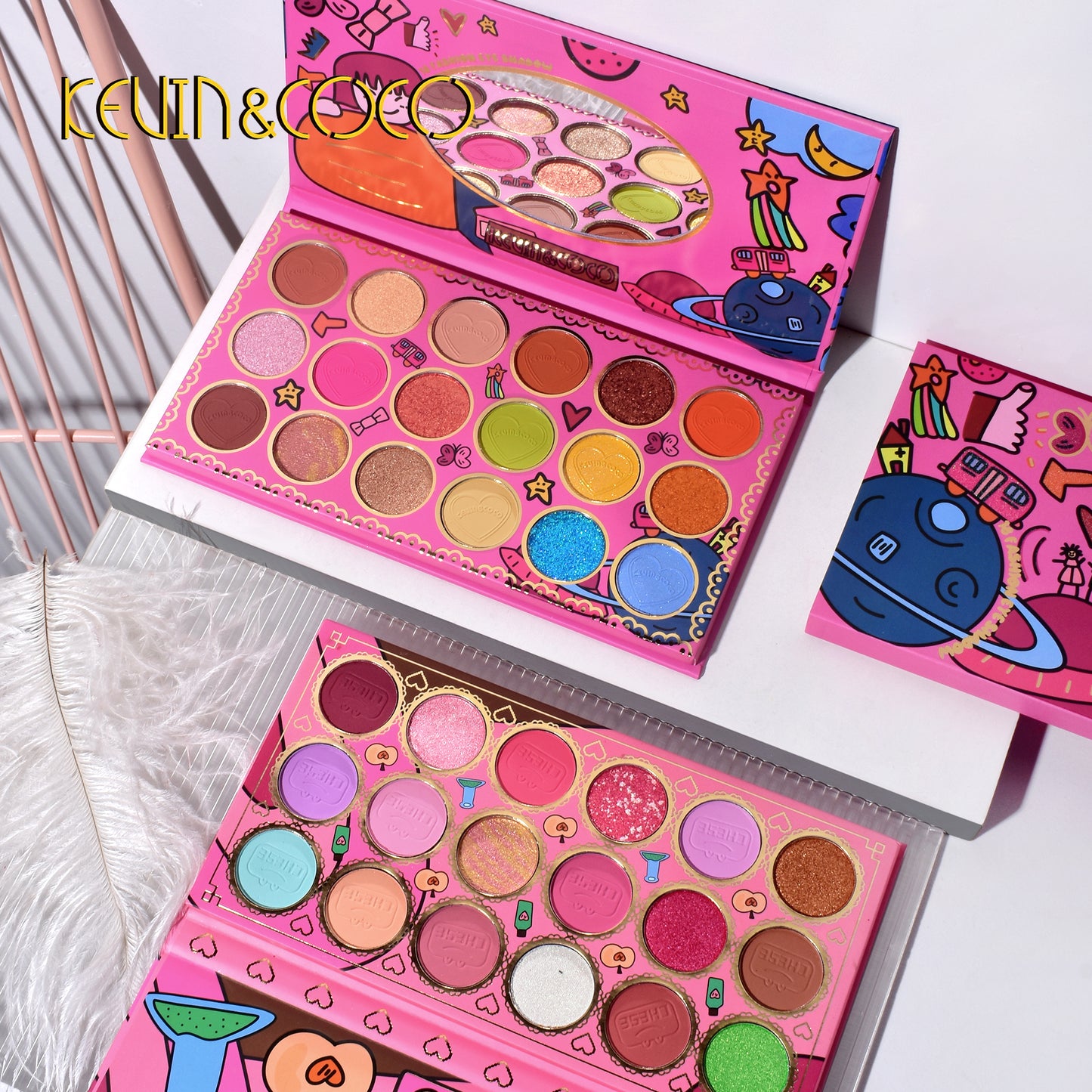 KEVIN & COCO - 18 Colors Liquid Medicine Eyeshadow Palette