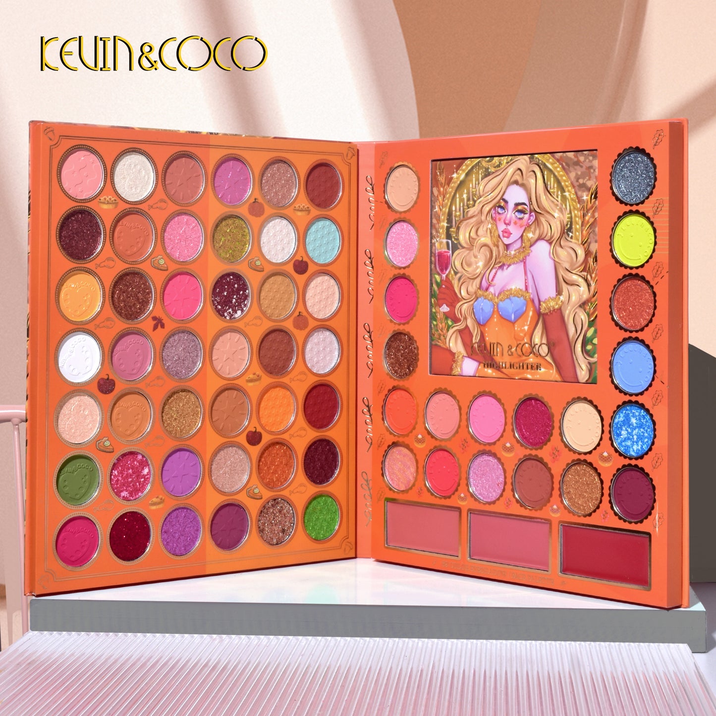 KEVIN & COCO - 69 Party Girl Colors Eyeshadow Palette