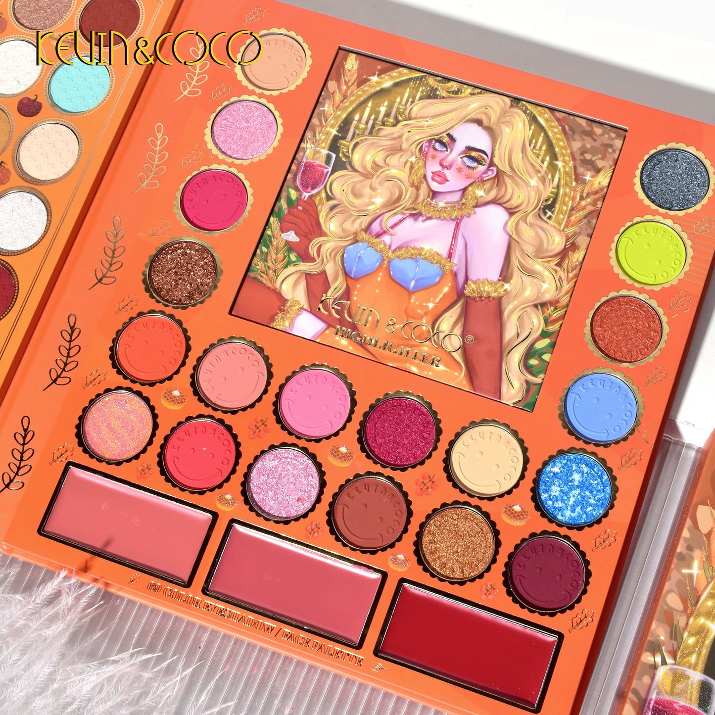 KEVIN & COCO - 69 Party Girl Colors Eyeshadow Palette