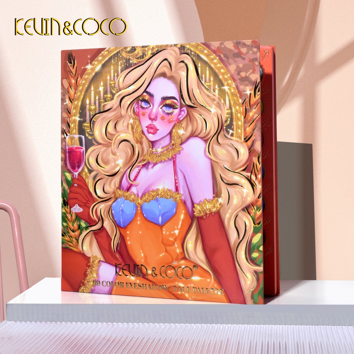 KEVIN & COCO - 69 Party Girl Colors Eyeshadow Palette