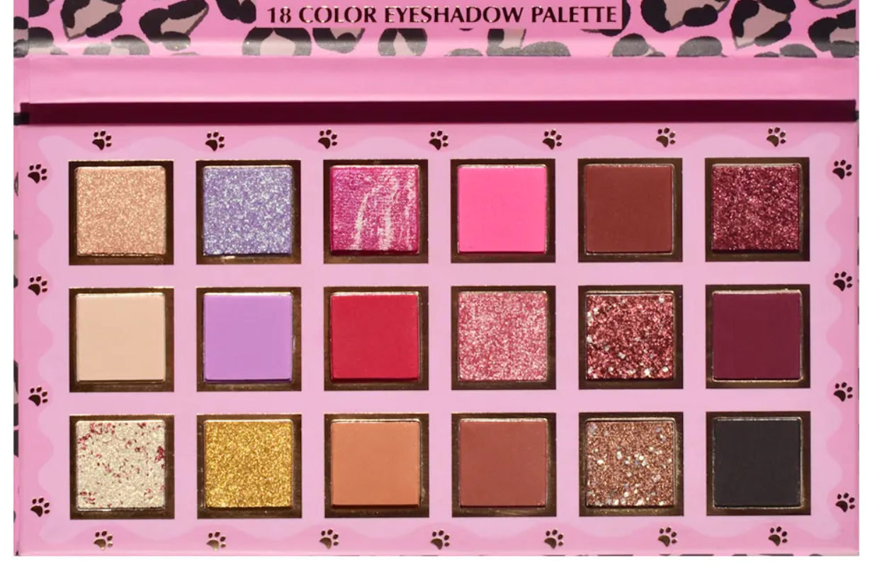 KEVIN & COCO - 18 Colors Leopard-Print Girl Eyeshadow Palette