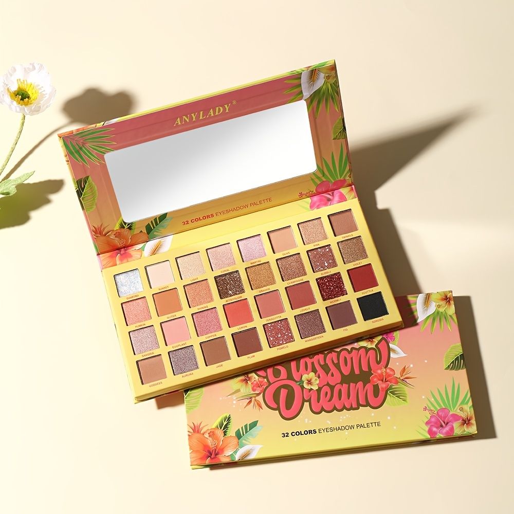 ANYLADY EYESHADOW BLOSSOM DREAMS PALETTE - 32 Colors