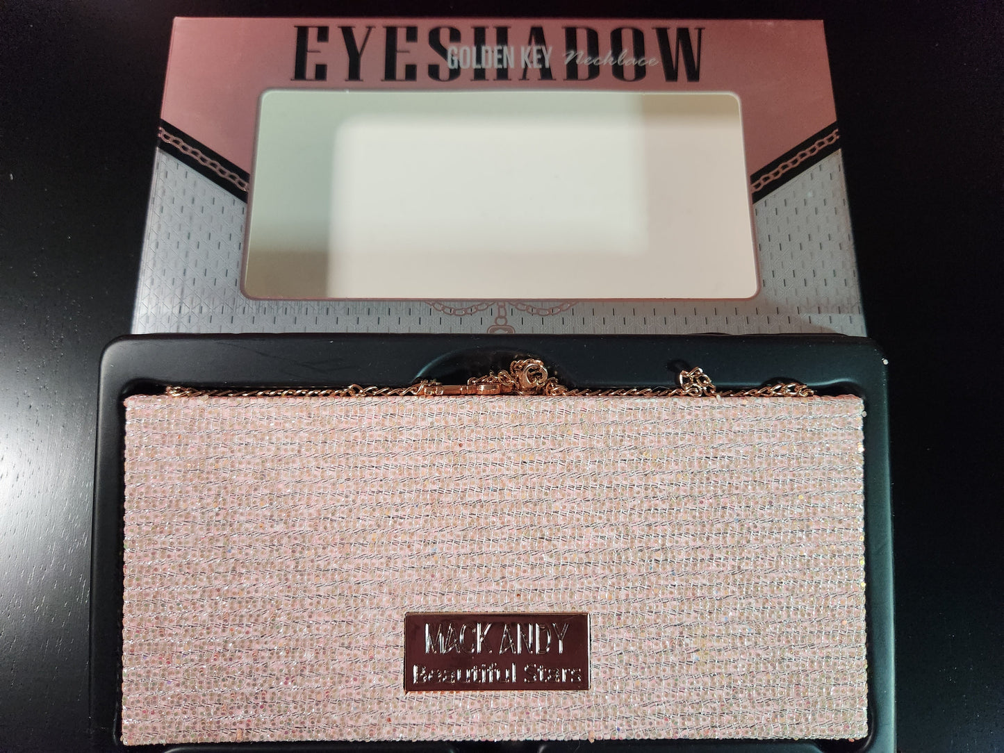Eyeshadow Palette Purse with Chain