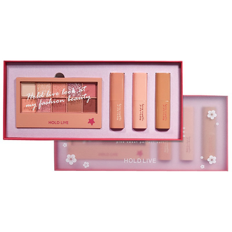 CHOCOCHOKE Makeup Gift Set: Eyeshadow Palette + 3 Lipstick