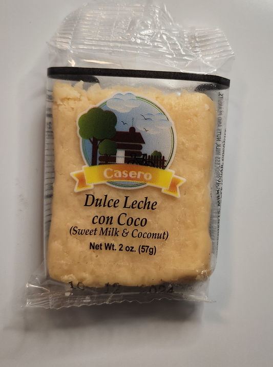 Dulce de Leche con Coco by Casero, 2 oz / 57g