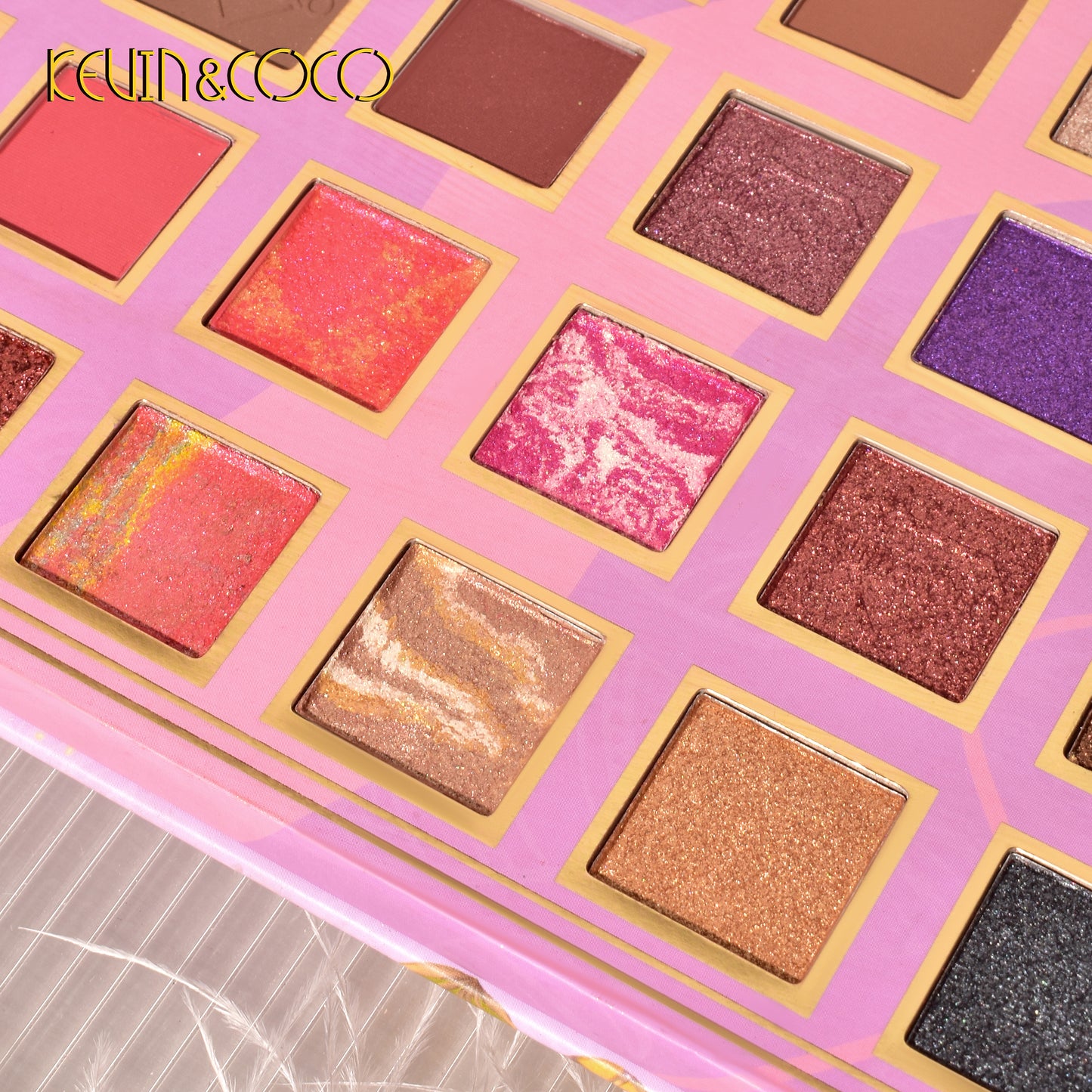 KEVIN & COCO - 40 Colors Pink Rabbit Eyeshadow Palette