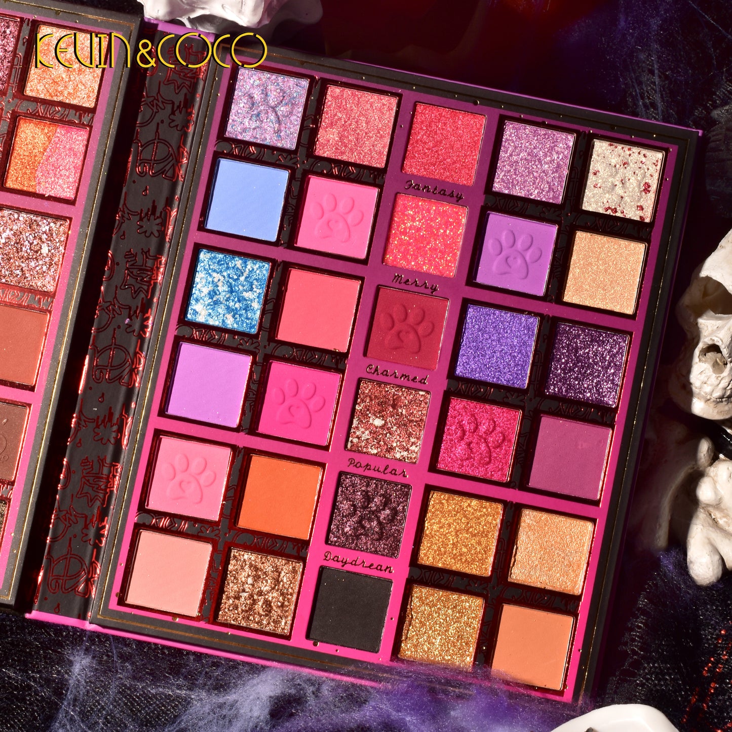 KEVIN & COCO - 60 Halloween Colors Moonlight Beauty Eyeshadow Palette