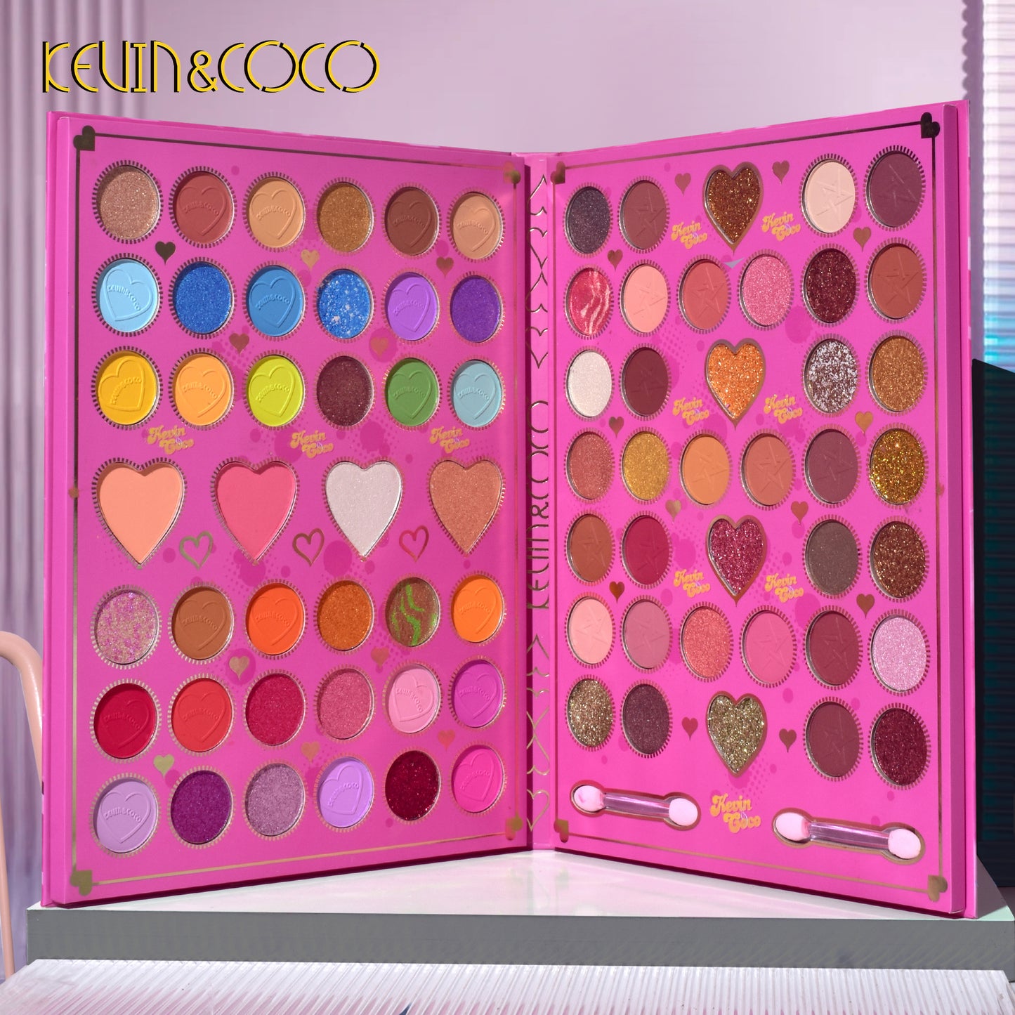 KEVIN & COCO - 78 Colors Flaming Lips Eyeshadow Palette