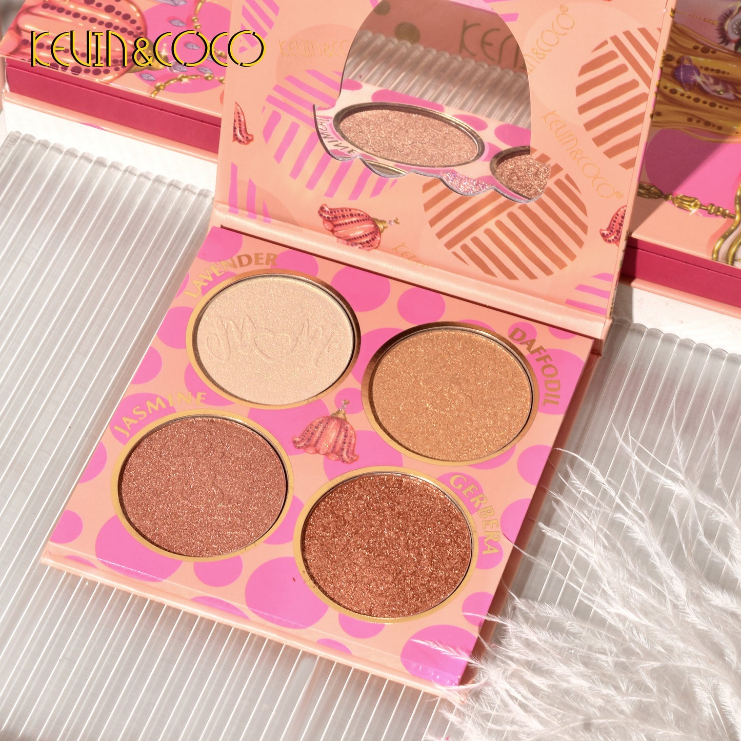 KEVIN & COCO - 84 Colors Queen of Wave Points Eyeshadow Palette