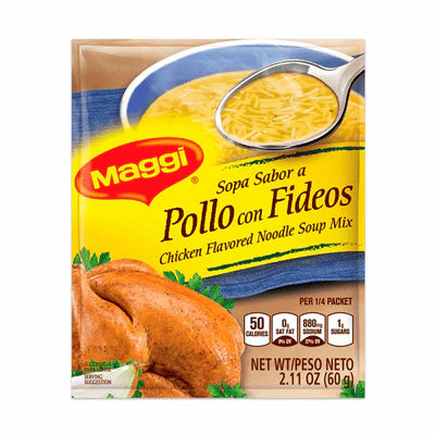 Maggi Sopa de Pollo con Fideos, 60g