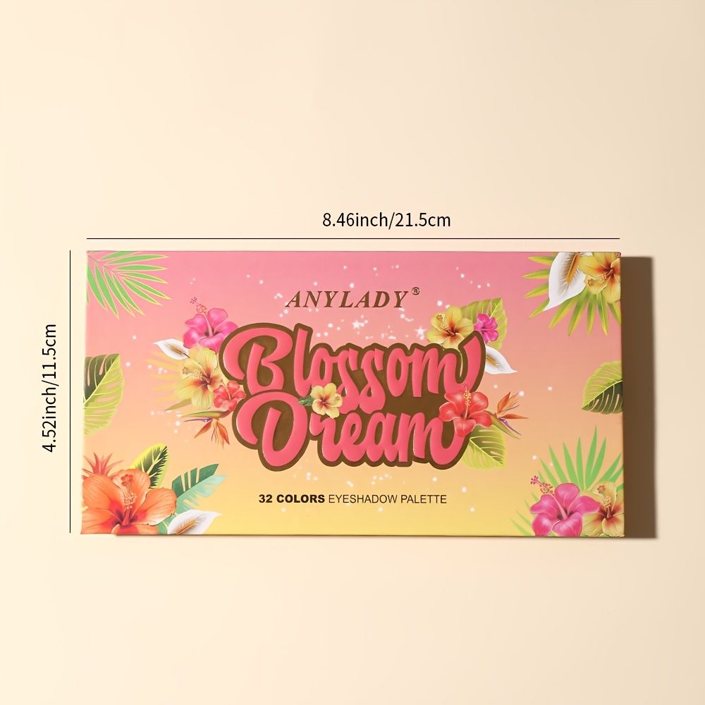 ANYLADY EYESHADOW BLOSSOM DREAMS PALETTE - 32 Colors